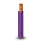 كابل نحاس THHN/THWN عزل PVC 105°C مقاس 8.37 مم² 600 فولت طول 500 قدم لون بنفسجي | شركة الفنار