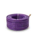 كابل نحاس THHN/THWN عزل PVC 105°C مقاس 8.37 مم² 600 فولت طول 500 قدم لون بنفسجي | شركة الفنار