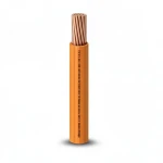كابل نحاس THHN/THWN معزول PVC 105°C مقاس 5.26 مم² قطر 4.2 مم 600 فولت طول 250 قدم برتقالي | شركة الفنار