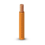 كابل نحاس THHN/THWN معزول PVC 105°C مقاس 5.26 مم² قطر 4.2 مم 600 فولت طول 250 قدم برتقالي | شركة الفنار