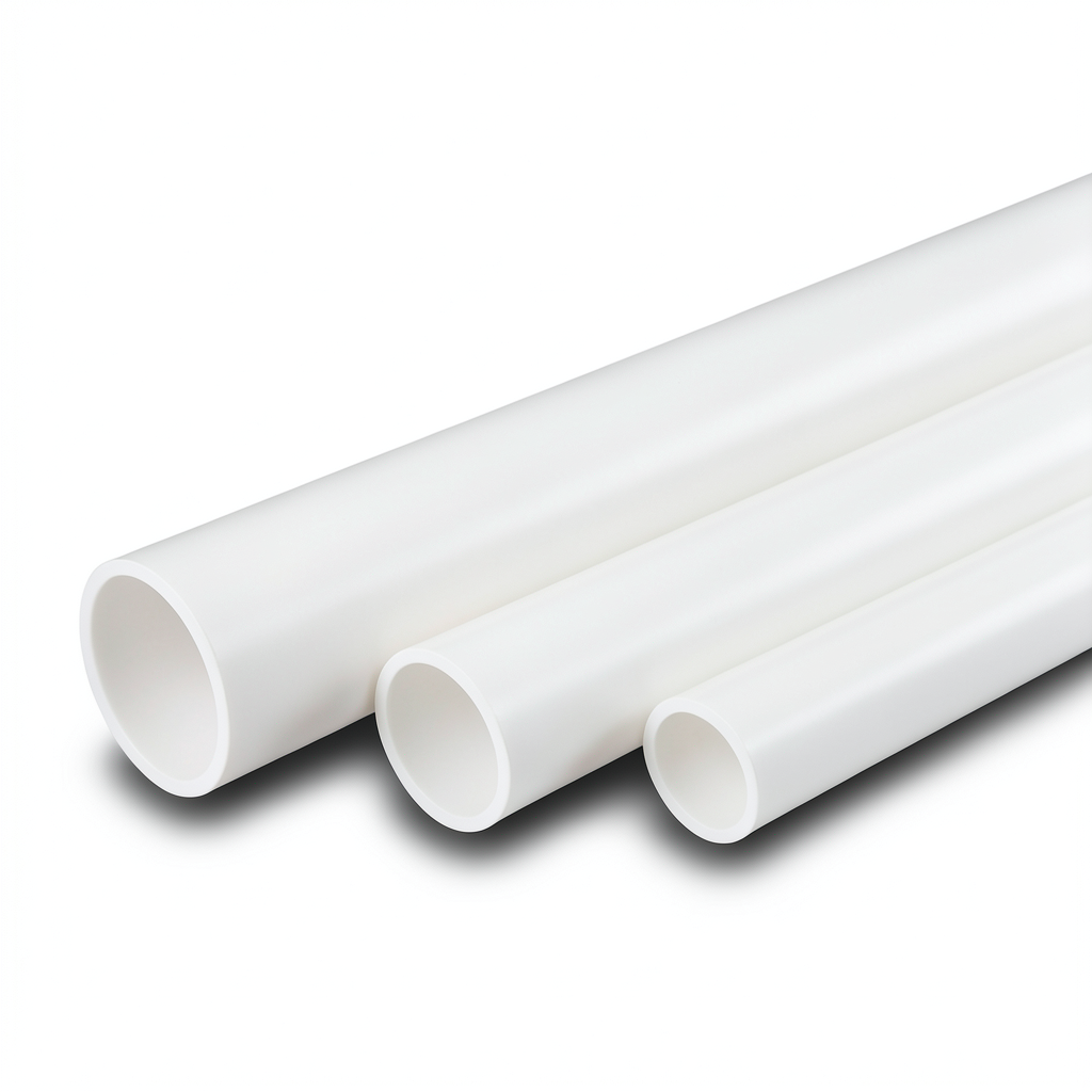 UPVC Pipes Schedule 40 Size 3.5 inch Thickness 5.74 mm White