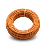 كابل نحاسي THHN/THWN عازل PVC 105 درجة مئوية قطر 5.5 مم 600 فولت طول 300 قدم برتقالي | شركة الفنار