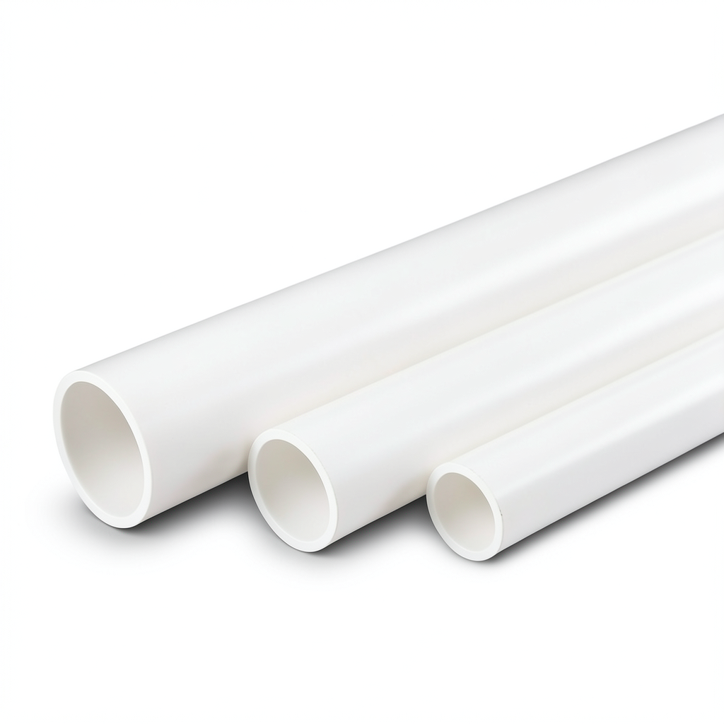انابيب UPVC جدول 40 مقاس 4 إنش سمك 6.02 مم لون أبيض