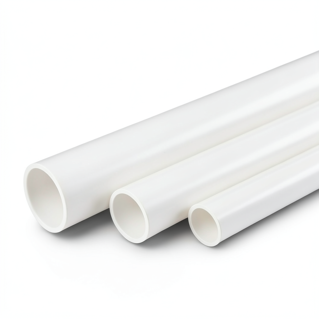 أنابيب UPVC جدول 40 مقاس 6 إنش سمك 7.11 مم أبيض