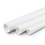 مواسير UPVC جدول 80 قطر خارجي 21.34 مم سمك 3.73 مم أبيض