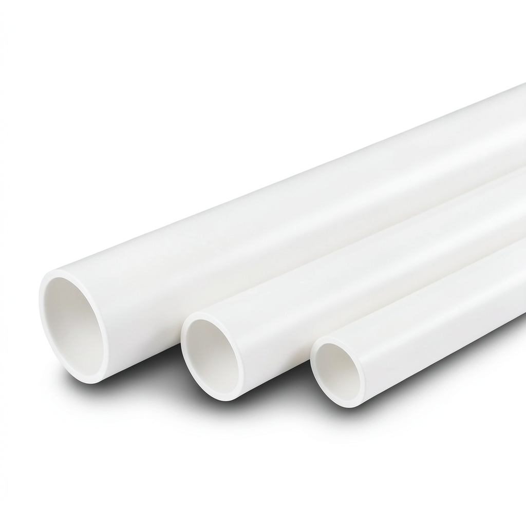 UPVC Pipes Schedule 80 0.75 inch, Diameter 26.67 mm, Thickness 3.91 mm, White