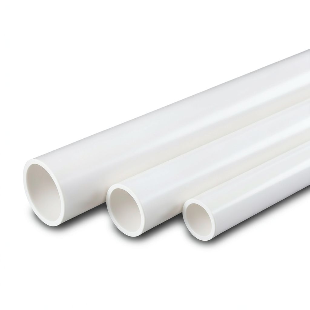 مواسير UPVC جدول 80 قطر خارجي 33.40 مم سمك 4.55 مم أبيض