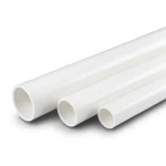 مواسير UPVC جدول 80 قطر خارجي 48.26 مم سمك 5.08 مم أبيض