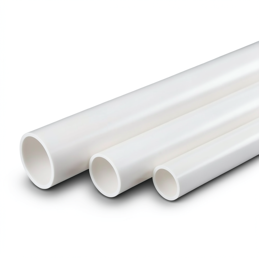 UPVC Pipes Schedule 80 Outside Diameter 60.32 mm Thickness 5.54 mm White