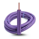 كابل نحاس THHN/THWN عزل PVC 105°C قطر 6.4 مم 600 فولت طول 300 قدم بنفسجي | شركة الفنار