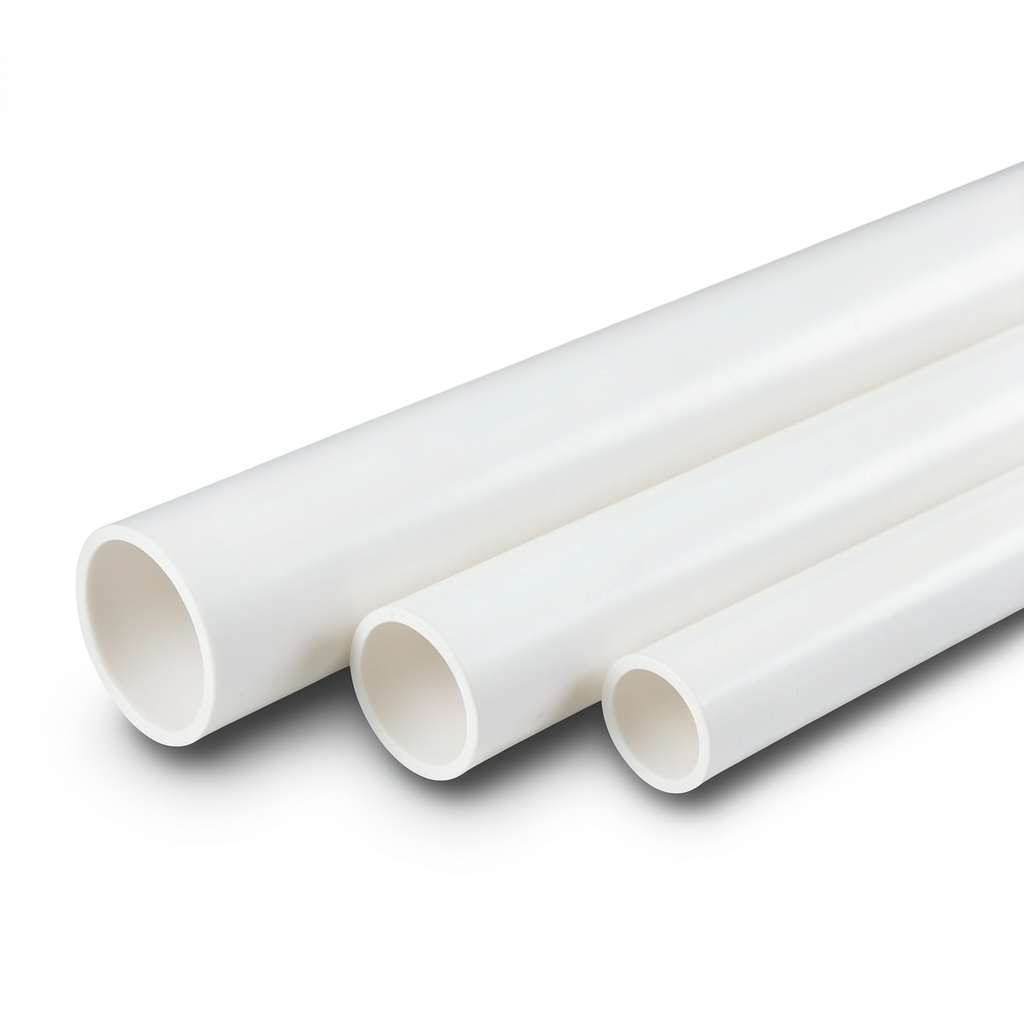 أنابيب UPVC جدول 80 قطر خارجي 73.02 مم سمك 7.01 مم أبيض