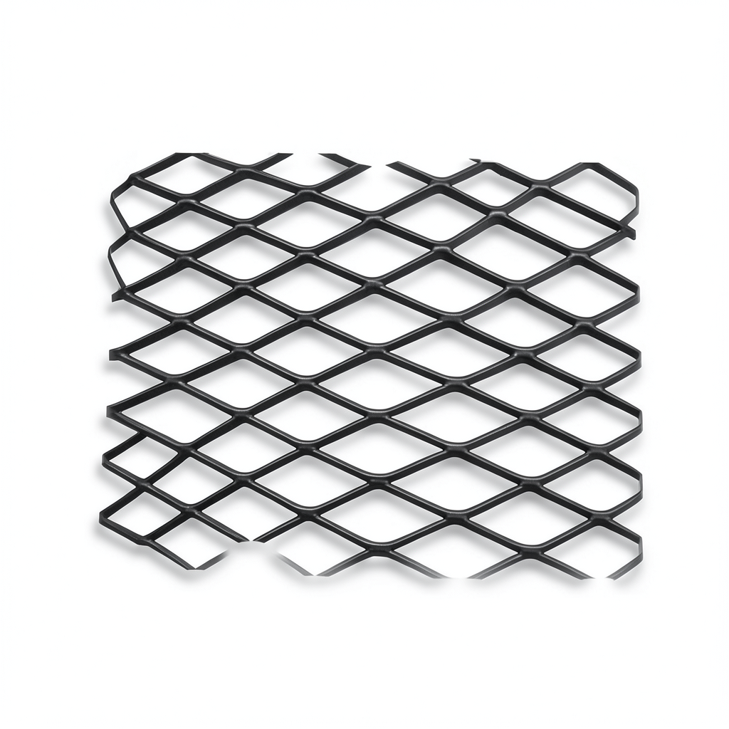 Hot Rolled Black Steel Expanded Metal Mesh Khaleeji 3 mm Thickness 1.22m Width 5m Length