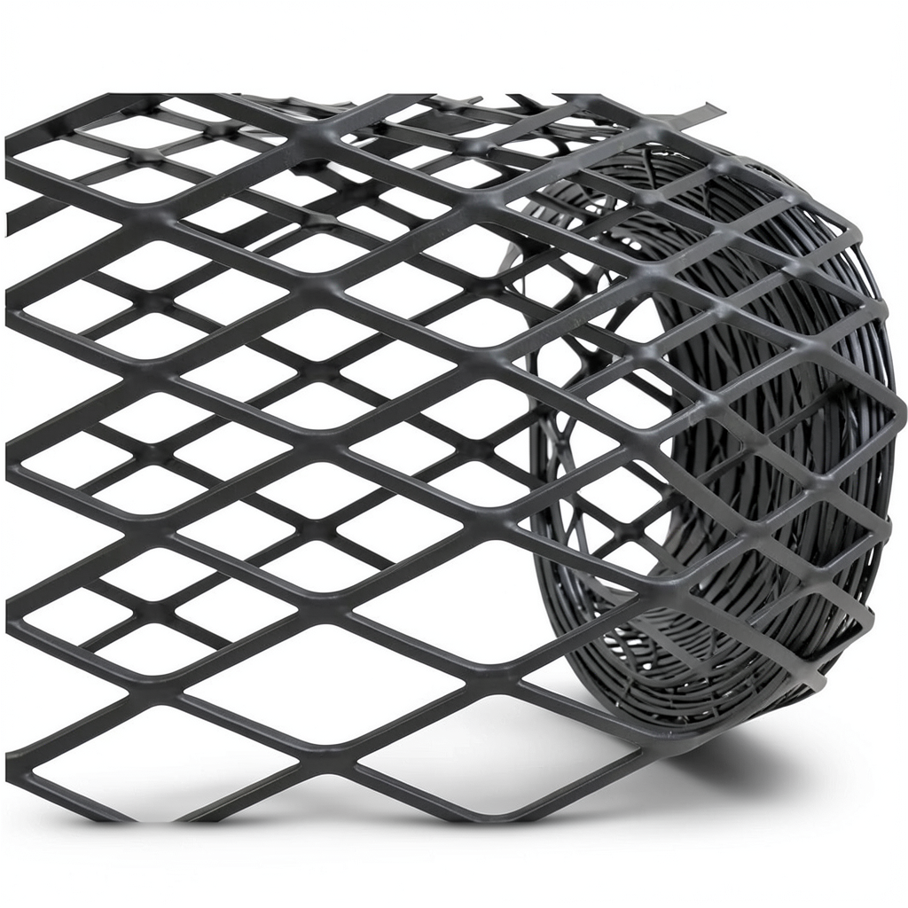 Hot Rolled Black Steel Expanded Metal Mesh Khaleeji 3 mm Thickness 1.22m Width 7m Length