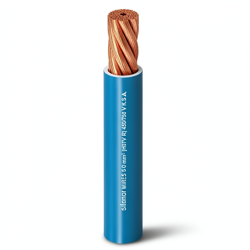 لفة سلك كهرباء مفرد نحاس مجدول معزول PVC مقاوم للحرارة، مقاس 35 مم2 450/750 فولت | شركة الفنار
