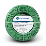 سلك كهرباء امريكي 18 AWG نحاس مجدول معزول PVC 105°C أخضر 600 فولت طول 2500 قدم | شركة كابلات الشرقية للصناعة