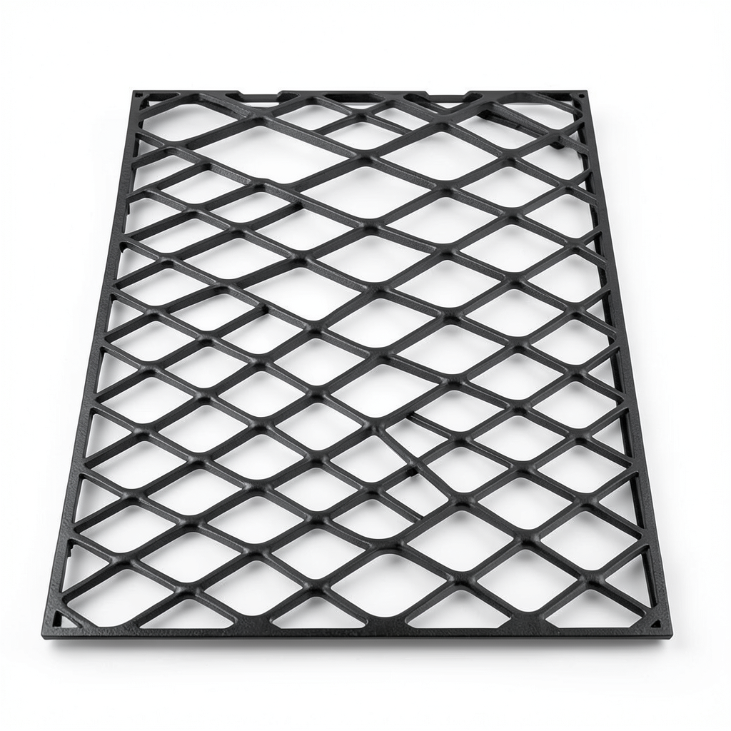 Hot Rolled Black Steel Expanded Metal Mesh Khaleeji 4.8 mm Thickness 1.22 m Width 5 m Length