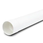 أنابيب بلاستيك UPVC ضغط 12.5 بار (SDR 21) مقاس 225 مم سماكة 10.8 مم لون أبيض