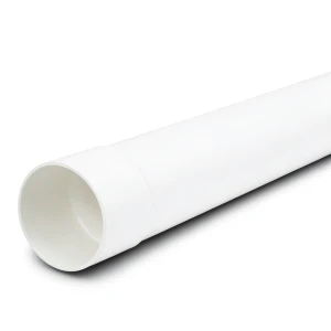 UPVC Plastic Pipe PN 12.5 Bar (SDR 21) Size 225 mm Thickness 10.8 mm White Color
