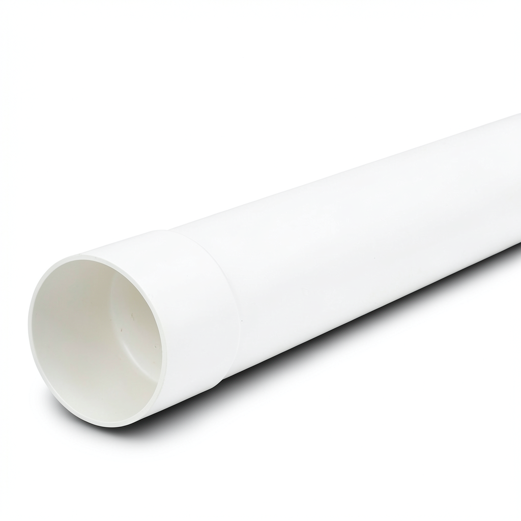 أنابيب بلاستيك UPVC ضغط 12.5 بار (SDR 21) مقاس 225 مم سماكة 10.8 مم لون أبيض