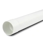 مواسير UPVC ضغط 12.5 بار (SDR 21) مقاس 250 ملم سماكة 11.9 مم لون أبيض
