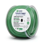 سلك امريكي 4 AWG نحاس مجدول معزول PVC 105°C أخضر 600 فولت 500 قدم | شركة كابلات الشرقية للصناعة
