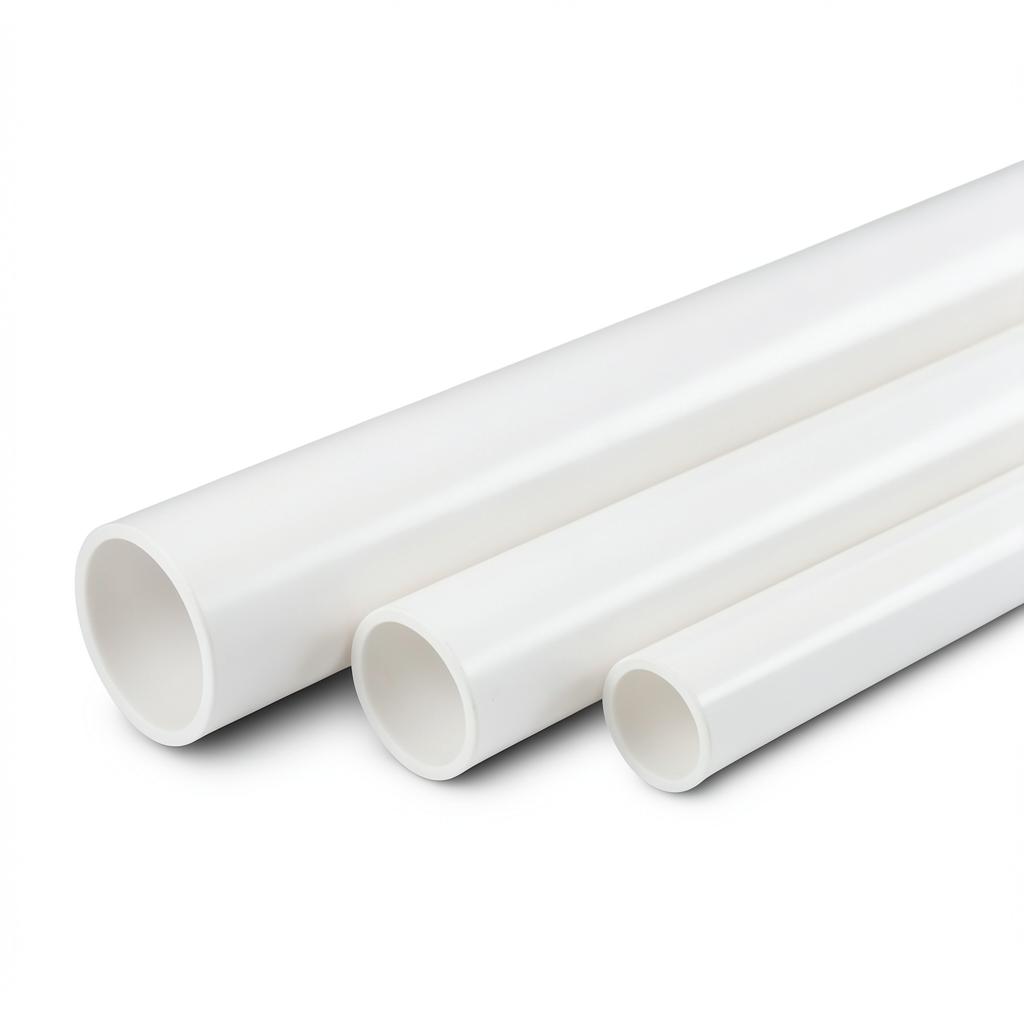 أنابيب UPVC جدول 40 مقاس 5 إنش سمك 6.55 مم أبيض