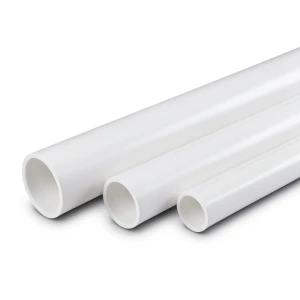 مواسير UPVC جدول 80 قطر خارجي 21.34 مم سمك 3.73 مم أبيض