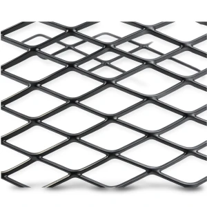 Hot Rolled Black Steel Expanded Metal Mesh Khaleeji 5.8 mm Thickness 1.22m Width 2m Length