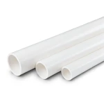 مواسير UPVC جدول 80 مقاس 0.75 أنش قطر خارجي 26.67 مم سمك 3.91 مم أبيض