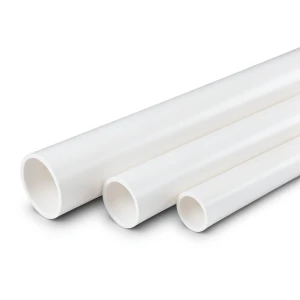 مواسير UPVC جدول 80 مقاس 0.75 أنش قطر خارجي 26.67 مم سمك 3.91 مم أبيض