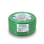 سلك كهربائي أمريكي 2 AWG نحاس مجدول معزول PVC 105°C، أخضر، 600 فولت، طول 500 قدم | شركة كابلات الشرقية للصناعة