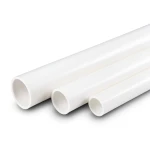 مواسير UPVC جدول 80 قطر خارجي 33.40 مم سمك 4.55 مم أبيض