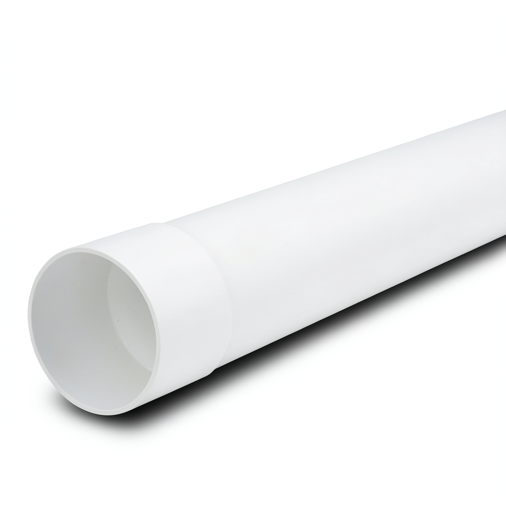 UPVC Pipe PN 16 Bar (SDR 17) Outside Diameter 160 mm Thickness 9.5 mm White Color
