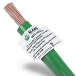 سلك امريكي 1/0 AWG نحاس مجدول PVC معزول 105°C أخضر 600 فولت طول 500 قدم | شركة كابلات الشرقية للصناعة
