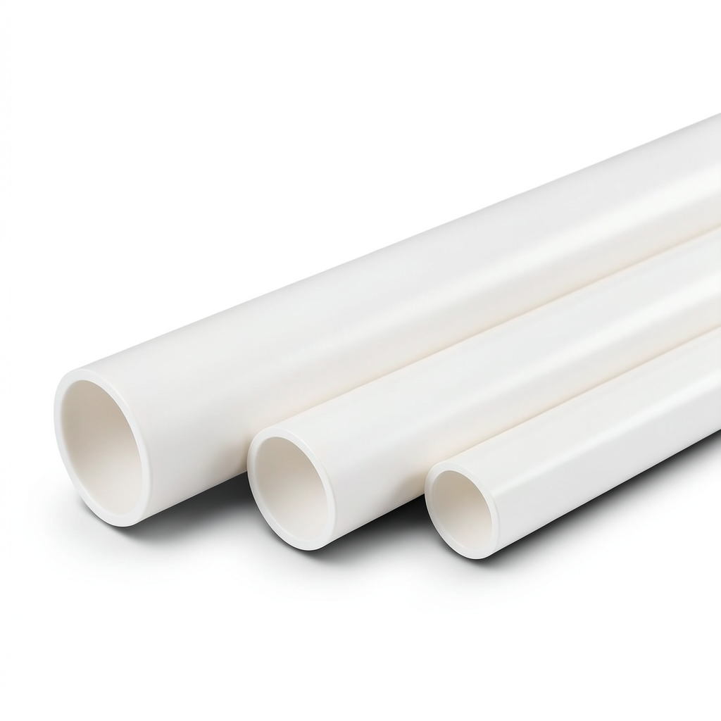 UPVC Pipes Schedule 80 Outside Diameter 60.32 mm Thickness 5.54 mm White