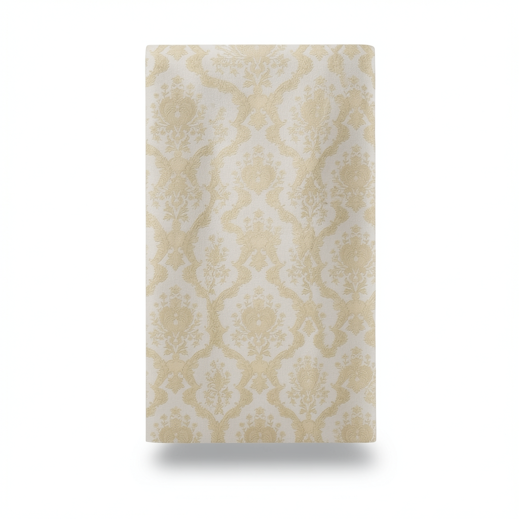 Classic Wallpaper Length 10m, Width 0.53m, Beige Color, Model Z21747