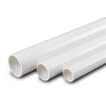 أنابيب UPVC جدول 80 مقاس 3 أنش، قطر خارجي 88.90 مم، سمك 7.62 مم، أبيض