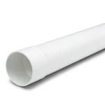 أنابيب UPVC ضغط 16 بار (SDR 17) قطر خارجي 250 مم سماكة 14.8 مم لون أبيض