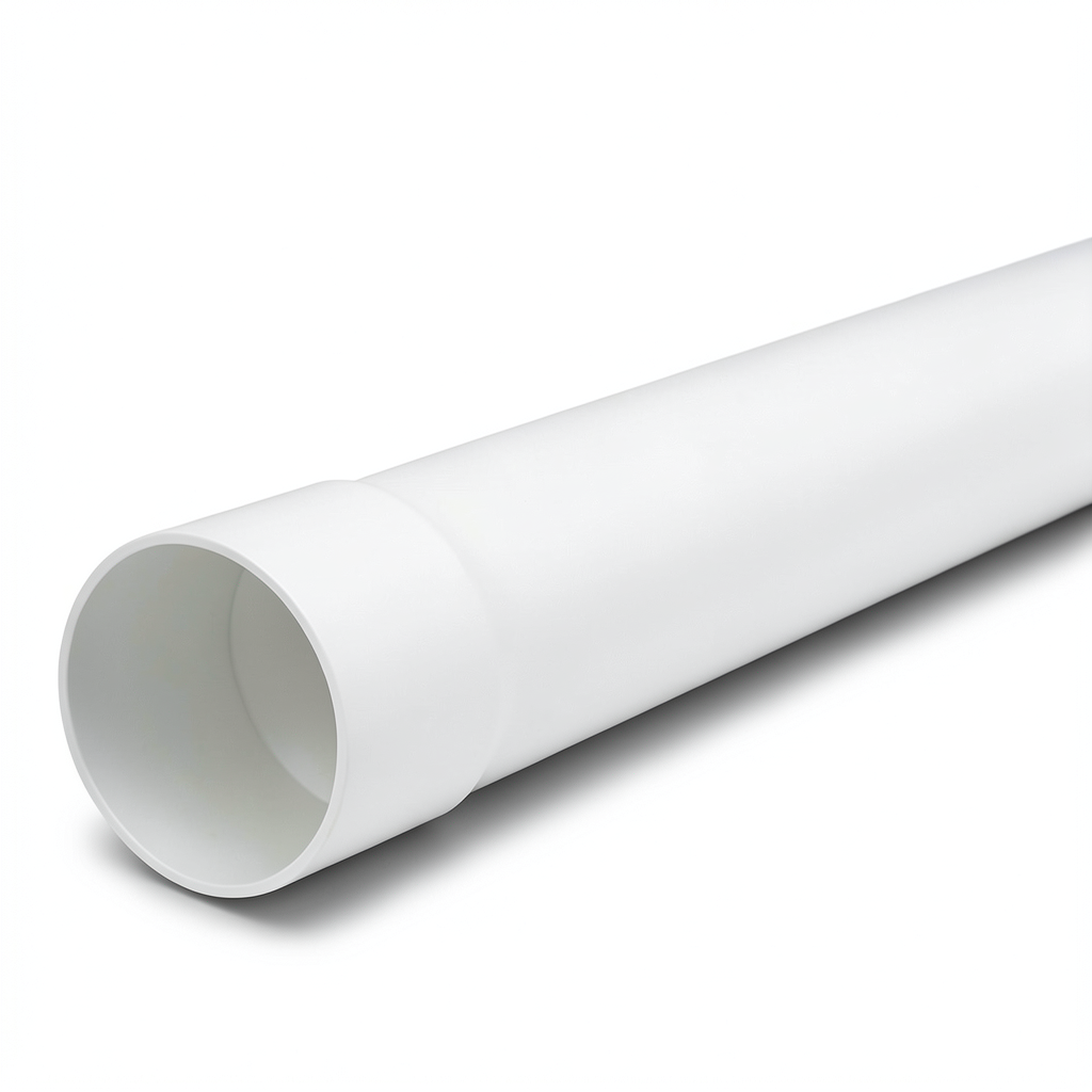 UPVC Pipe PN 16 Bar (SDR 17) Outside Diameter 250 mm Thickness 14.8 mm White Color