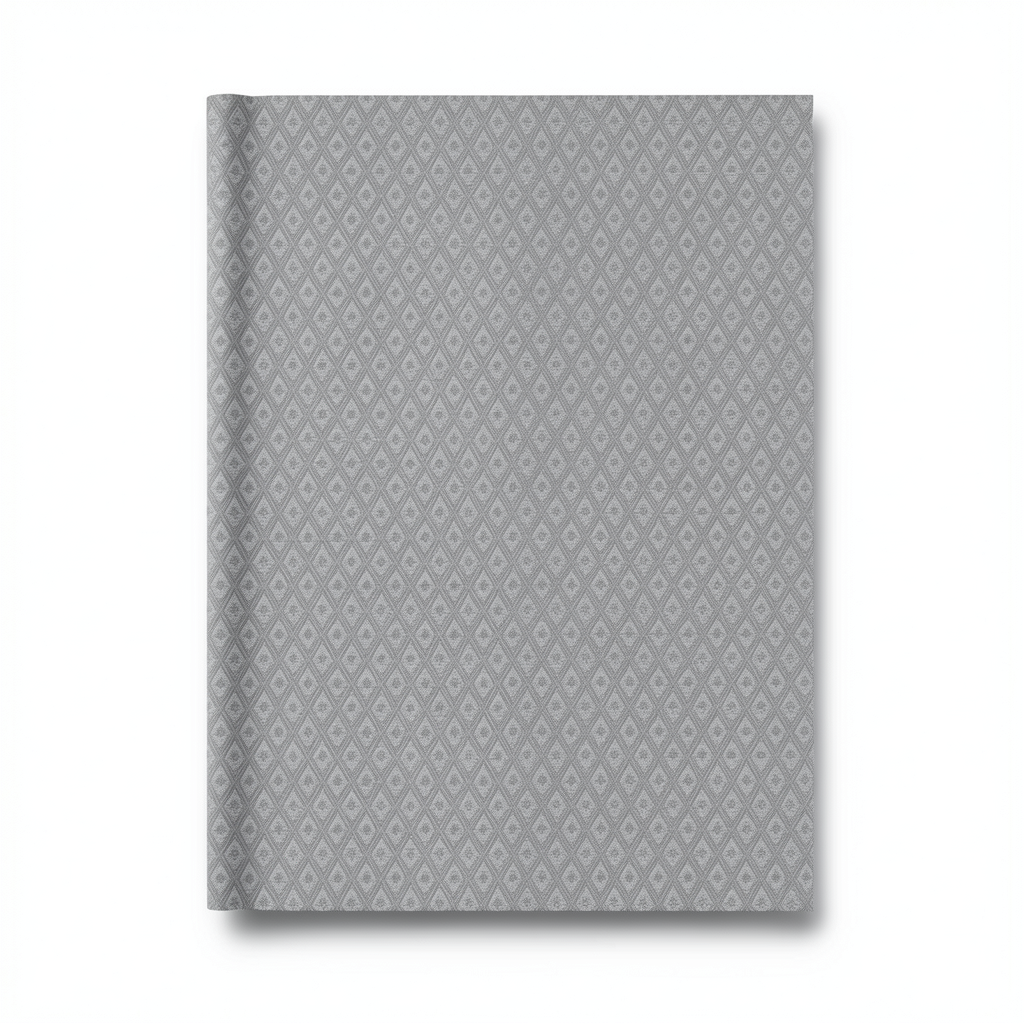 Italian Wallpaper Patterned Design Gray Color, Size 10mx0.53m, Model Z21739