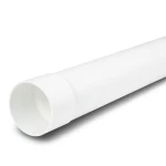 مواسير بلاستيك UPVC ضغط 20 بار (SDR 13.6) مقاس 110 مم سمك 8.1 مم لون أبيض