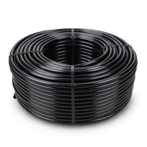 لفة أنابيب HDPE ضغط 16 بار PE 80 قطر خارجي 20 مم SDR 9 سمك 2.3 ملم لون أسود