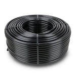 لفة HDPE ضغط 16 بار PE 80 قطر خارجي 125 ملم SDR 9 لون اسود