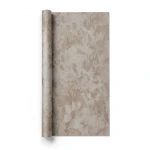 Floral Wall Decoration Brown, 10m x 0.73m, Model 56949