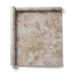 Floral Wall Decoration Brown, 10m x 0.73m, Model 56949