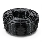 لفة أنابيب HDPE ضغط 16 بار PE 80 قطر 40 مم سمك 5.5 مم لون أسود