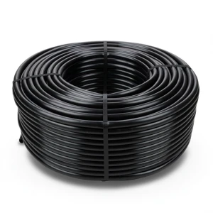 لفة أنابيب HDPE ضغط 16 بار PE 80 قطر 40 مم سمك 5.5 مم لون أسود
