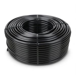 لفة أنابيب HDPE ضغط 16 بار PE 80، قطر خارجي 40 مم SDR 9 أسود
