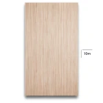 Dutch Wooden Wall Decoration 10m x 0.53m, Light Brown