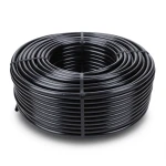 HDPE Plastic Coil Pipe 16 Bar Pressure PE 80, OD 50 mm Thickness 6.9 mm Black